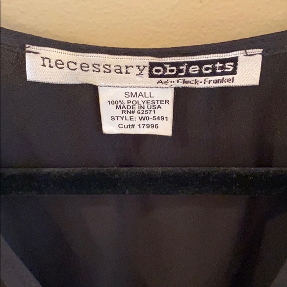 Necessary Objects Black Romper Size Small - Picture 4 of 10